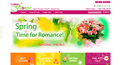 Desktop Screenshot of cyber-florist.com